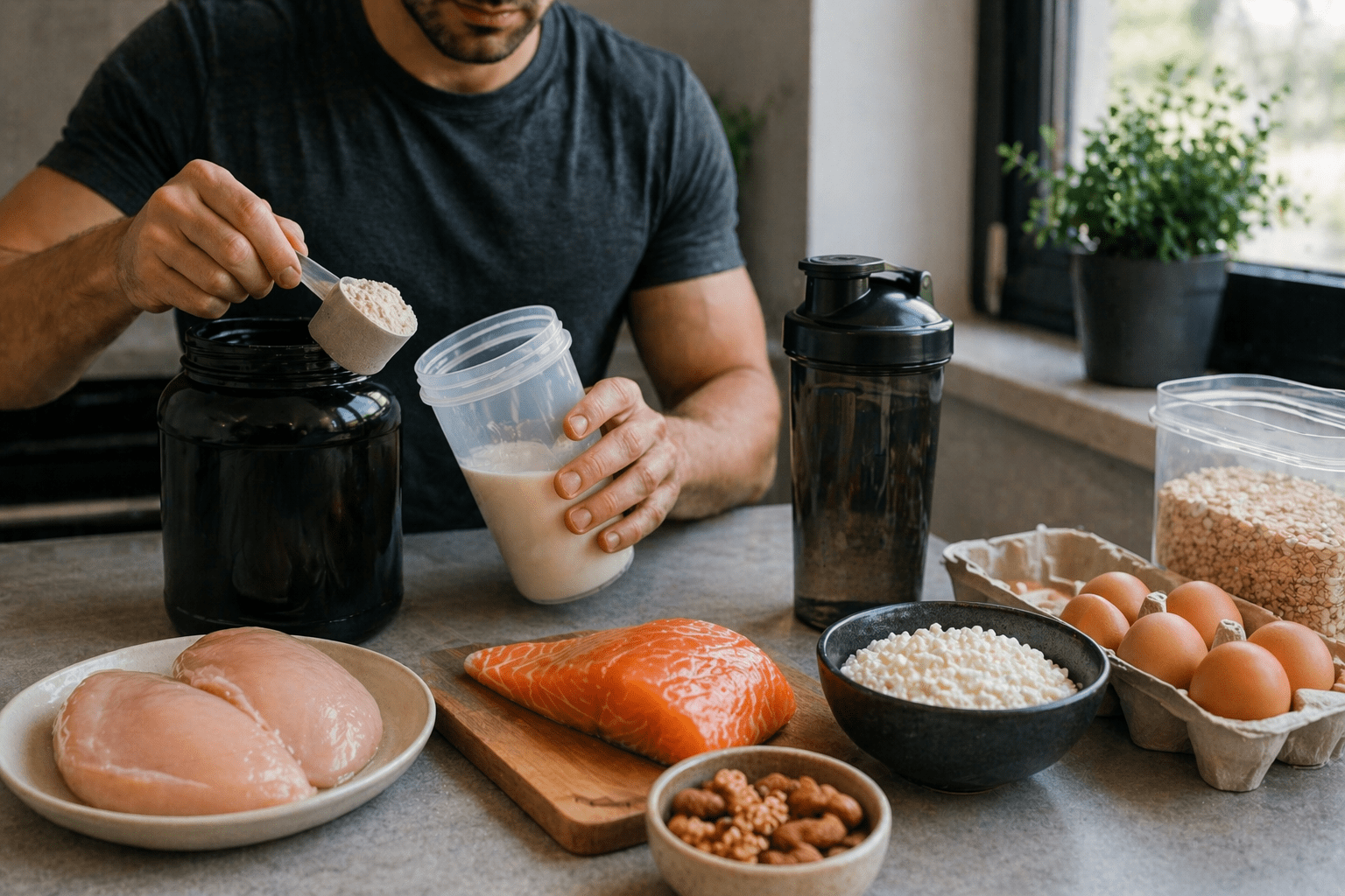 Cuánta proteína necesitas para progresar de verdad