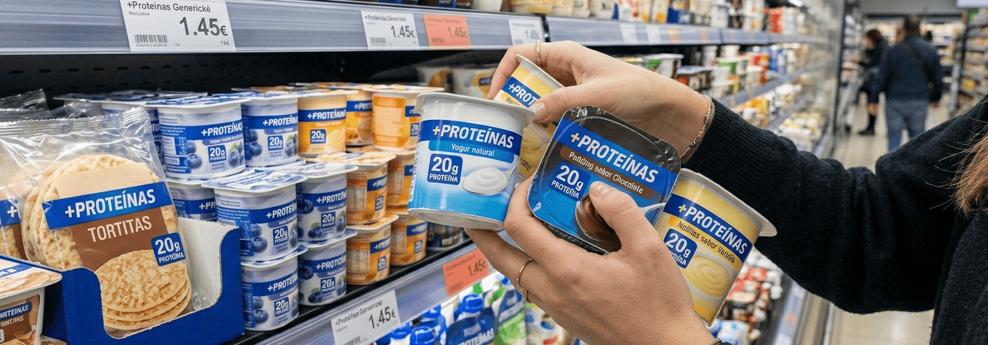 ¿Son sanos los alimentos +proteína? La verdad sobre esta moda del supermercado