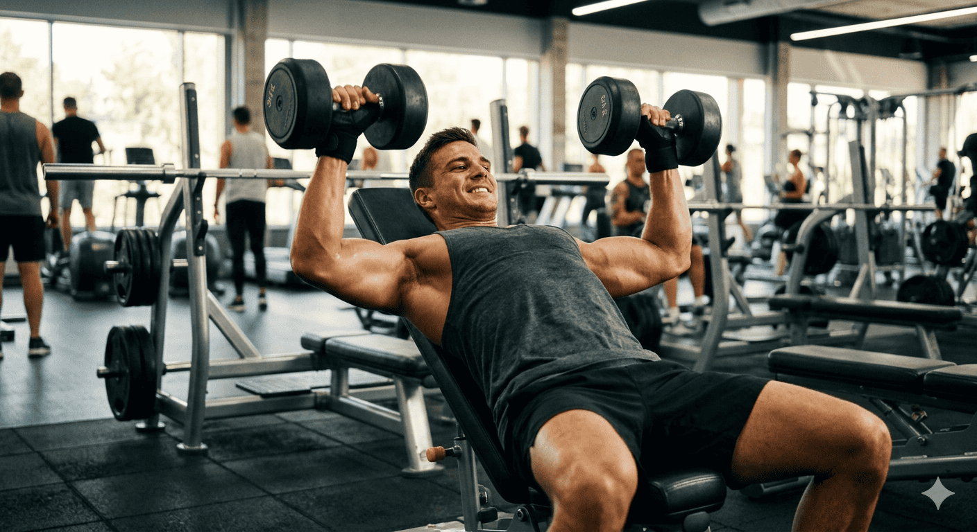 Rutina de pecho y hombro para hipertrofia: deja de entrenarlos como si fueran músculos aislados